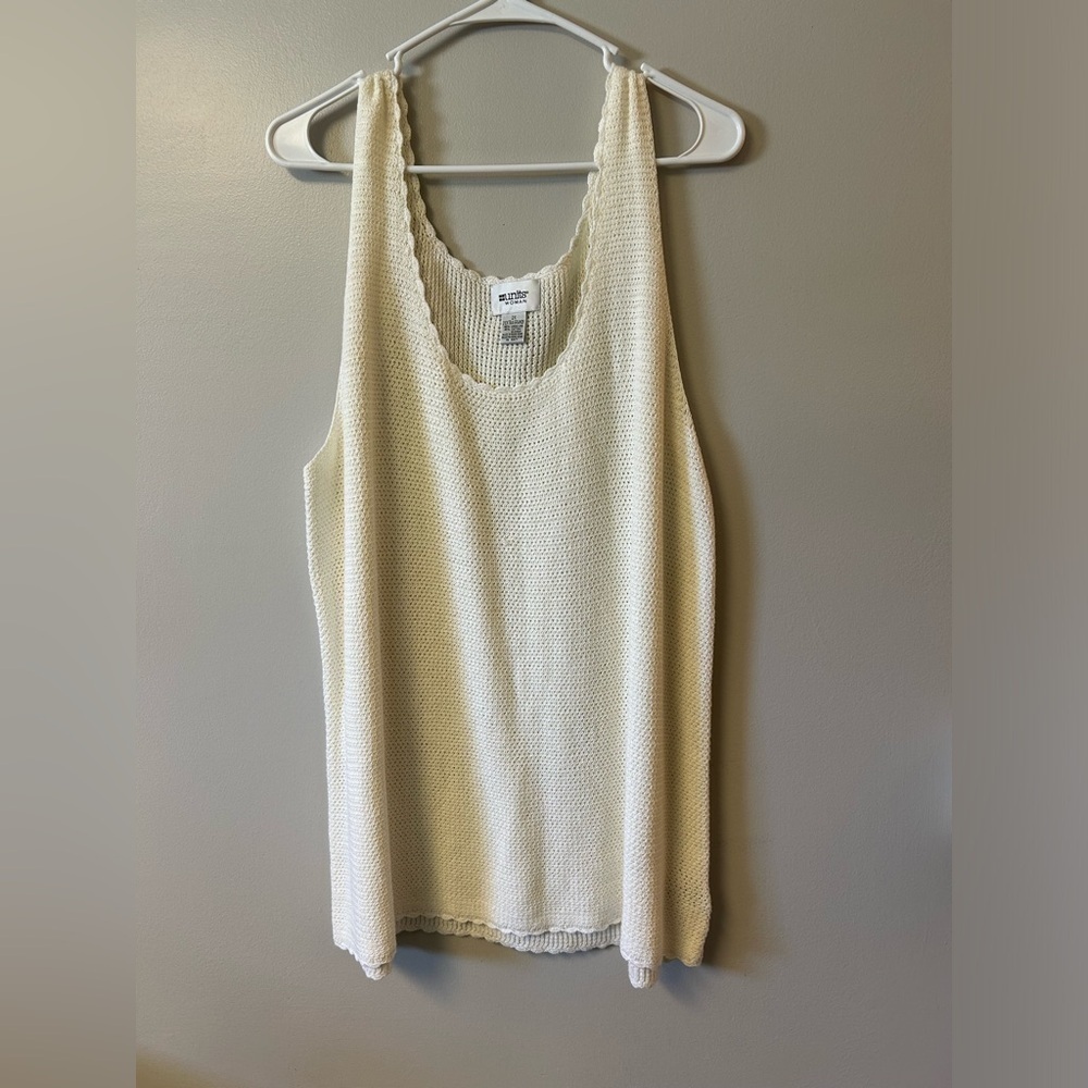 Units Woman linen knit tank